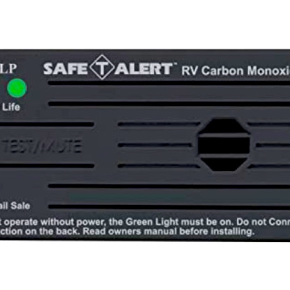 Safe-T-Alert by MTI Industries 35-742-BL Dual LP Black Carbon monoxide detector